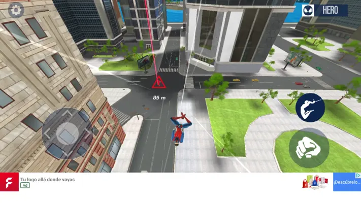 Spider Fighting Hero Game android App screenshot 1