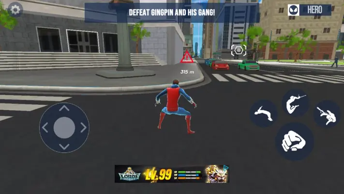 Spider Fighting Hero Game android App screenshot 3