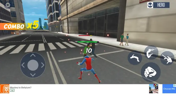 Spider Fighting Hero Game android App screenshot 5